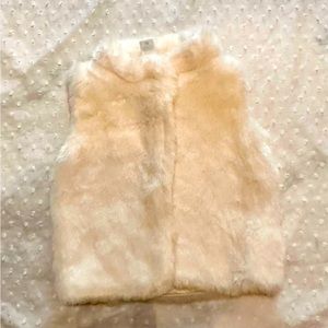 Toddler faux fur vest 4T